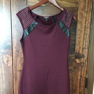 Express maroon dress